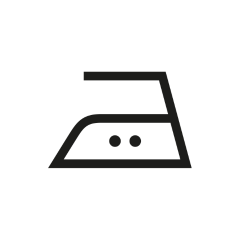 Icon Pflegehinweis Mäßig heiß bügeln