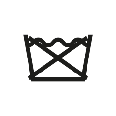 Icon Pflegehinweis nicht waschen